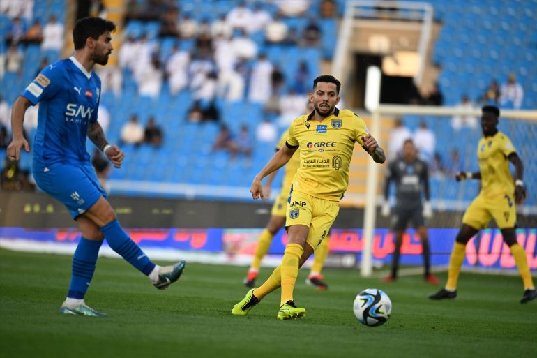 مباراة الهلال والتعاون في الدوري السعودي